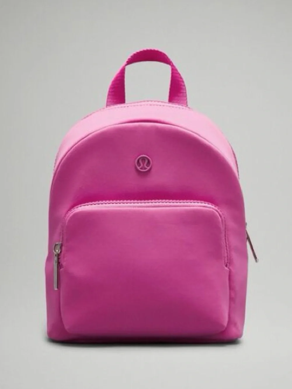 Lululemon Pow Pink Knit Nylon Micro Backpack
